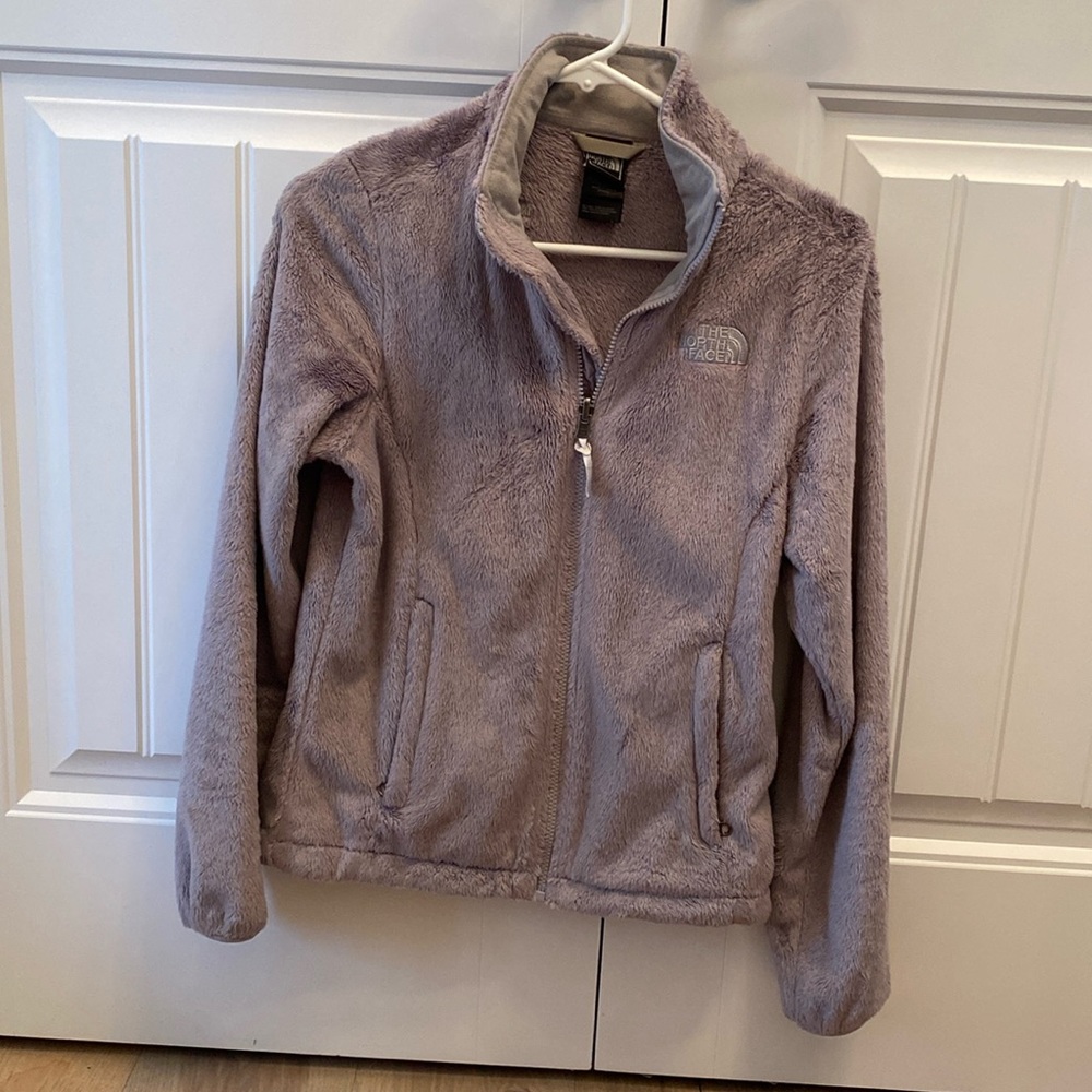 Women’s XS northface light grey full zip jacket
